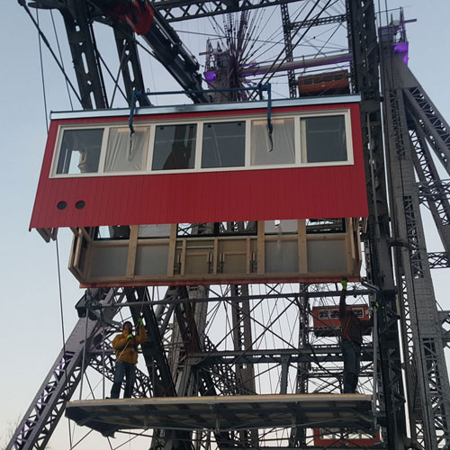 Gondeltausch Wiener Riesenrad